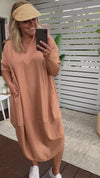 Tullie Dress - Oatmeal *