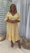 Gracie Dress - Lemon