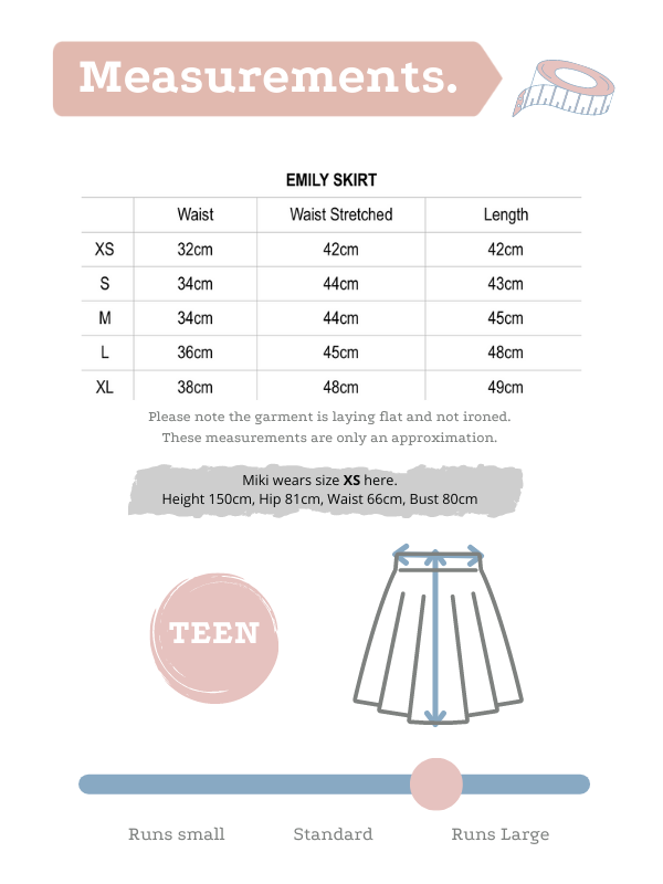 Emily Skirt (Teen) - Pink *