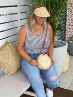 Rubi Raffia Visor *