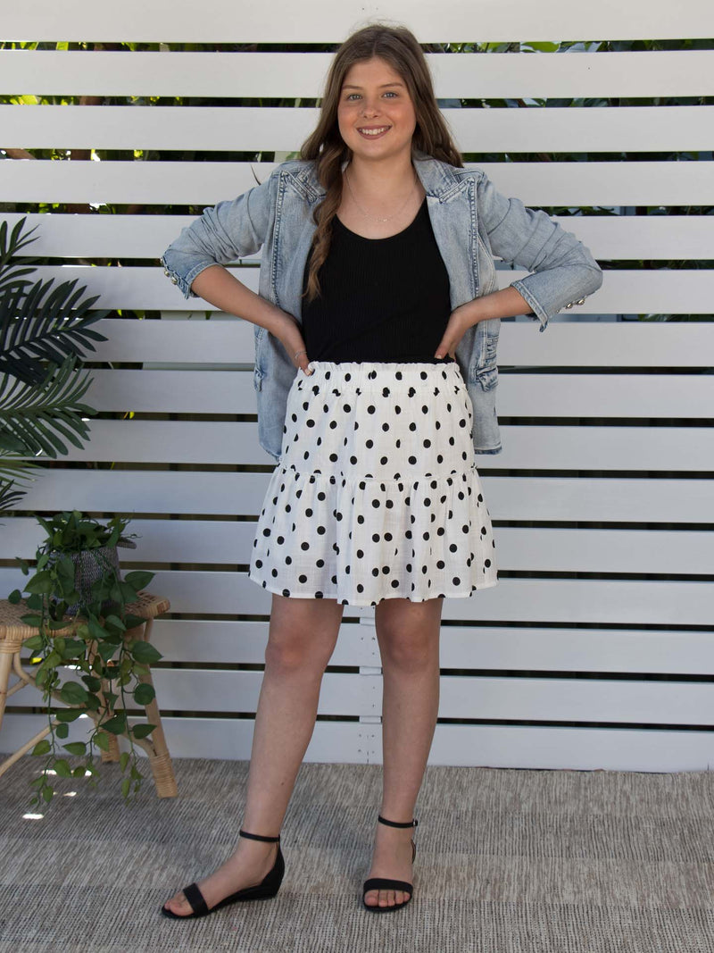 Holly Skirt (Teen) - Black Spot *