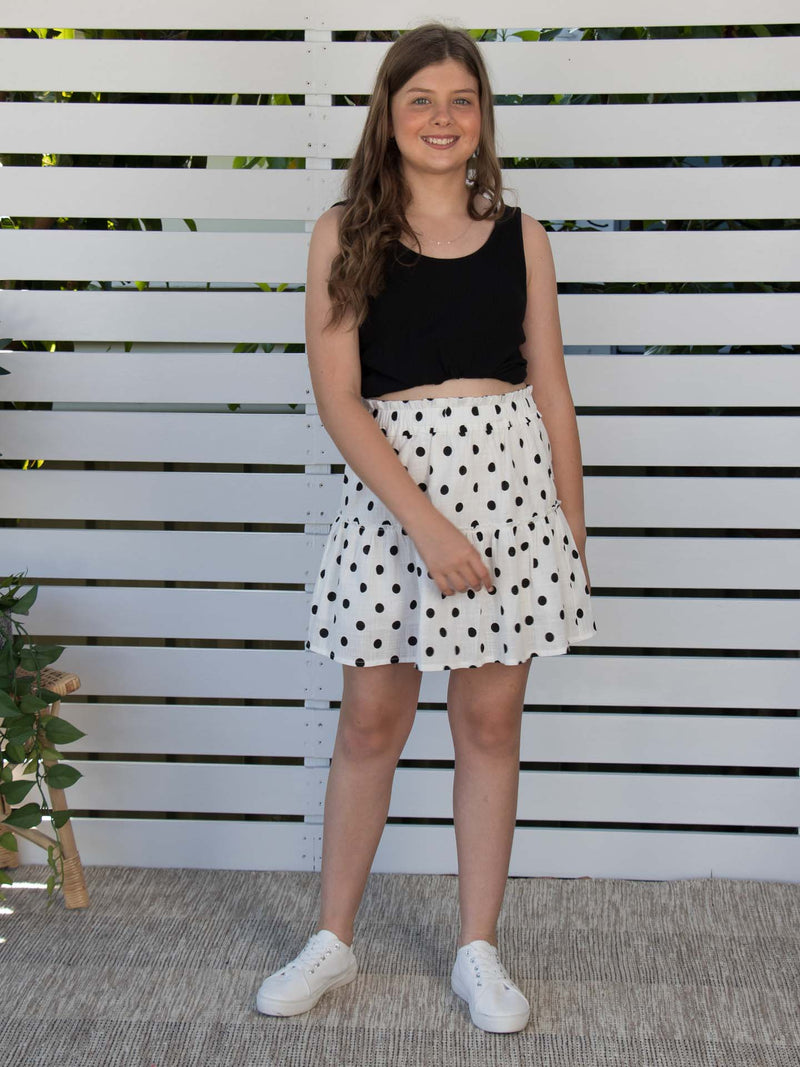 Holly Skirt (Teen) - Black Spot *