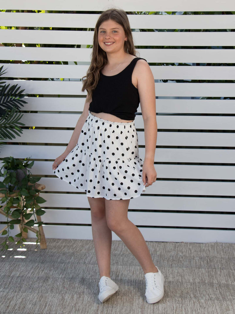 Holly Skirt (Teen) - Black Spot *