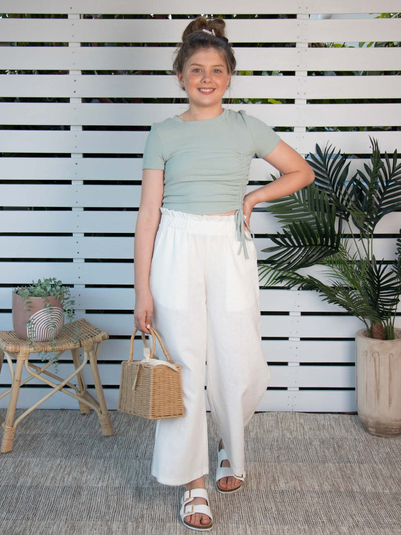 Delta Pants (Teen) - Ivory *