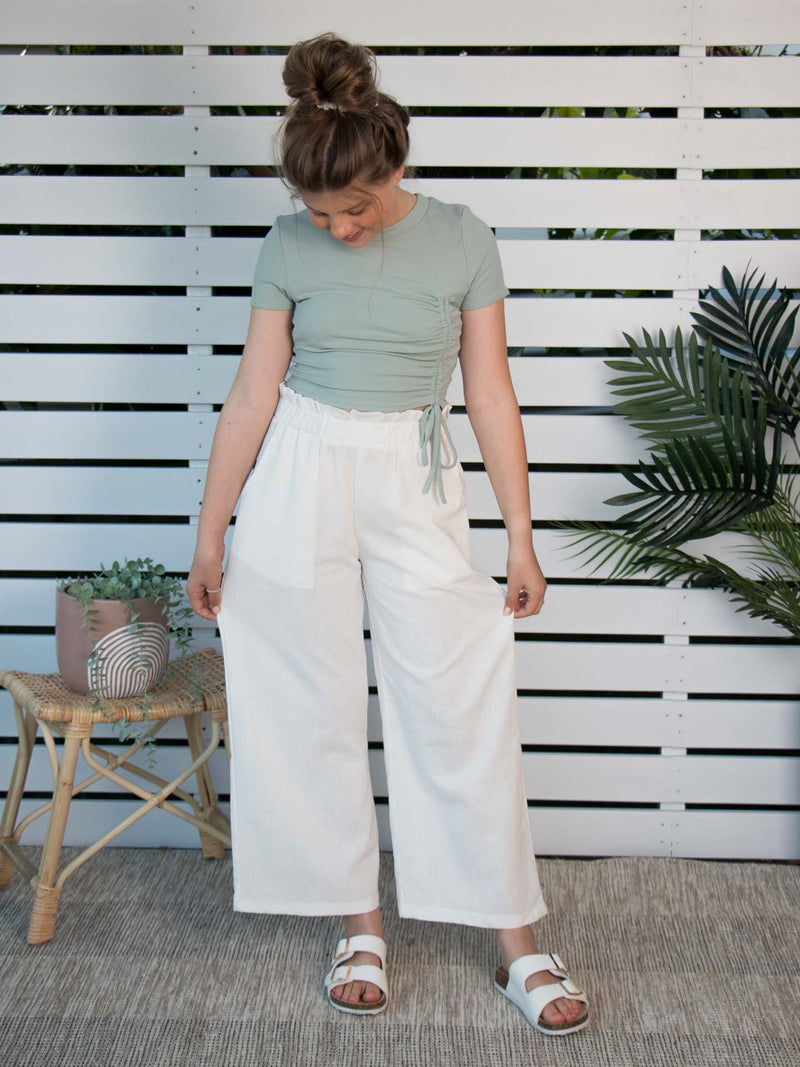 Delta Pants (Teen) - Ivory *