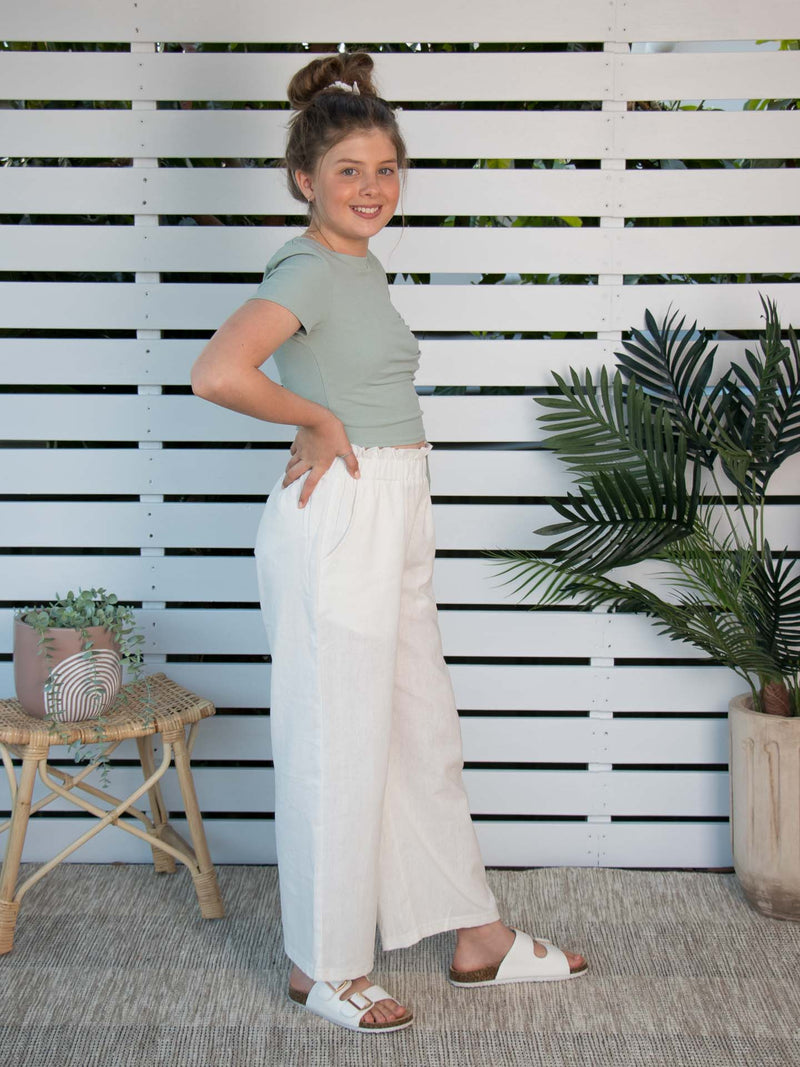 Delta Pants (Teen) - Ivory *