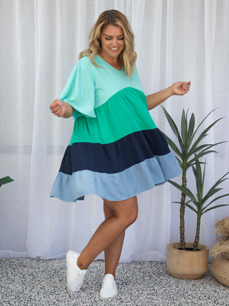 Cassie Dress - Blue *