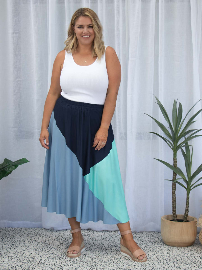 Bethany Skirt - Blue