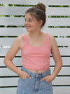 Mimi Rib Tank (Teen) - Salmon *