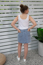 Mimi Rib Tank (Teen) - White *