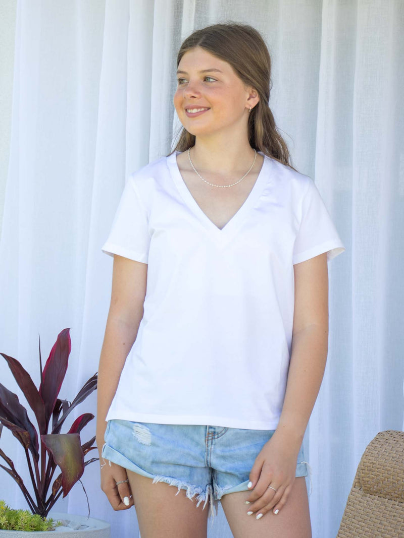 Jade Top (Teen) - White