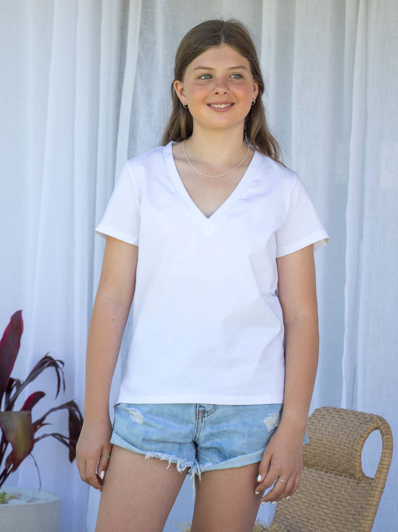 Jade Top (Teen) - White