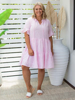 Ziggy Dress - Pink Gingham *