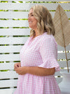 Ziggy Dress - Pink Gingham *