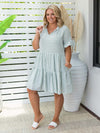 Ziggy Dress - Sage Gingham *