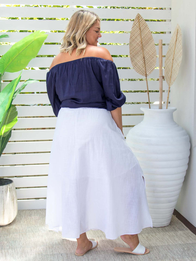 Leah Skirt - White *