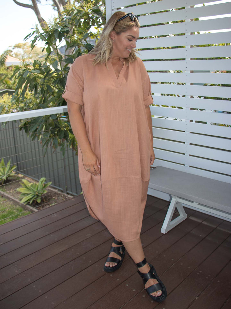 Tullie Dress - Cinnamon *