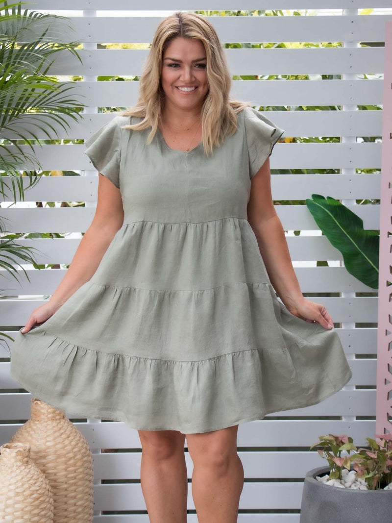 Eadie Dress - Khaki *