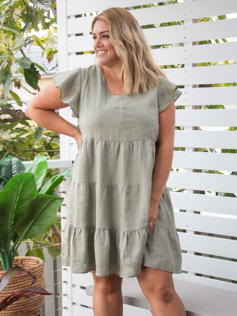 Eadie Dress - Khaki *