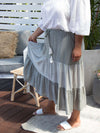 Yasmin Skirt - Sage Gingham *