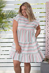 Frankie Dress - Lurex Stripe *