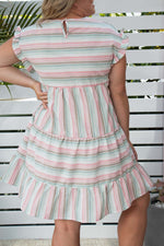 Frankie Dress - Lurex Stripe *