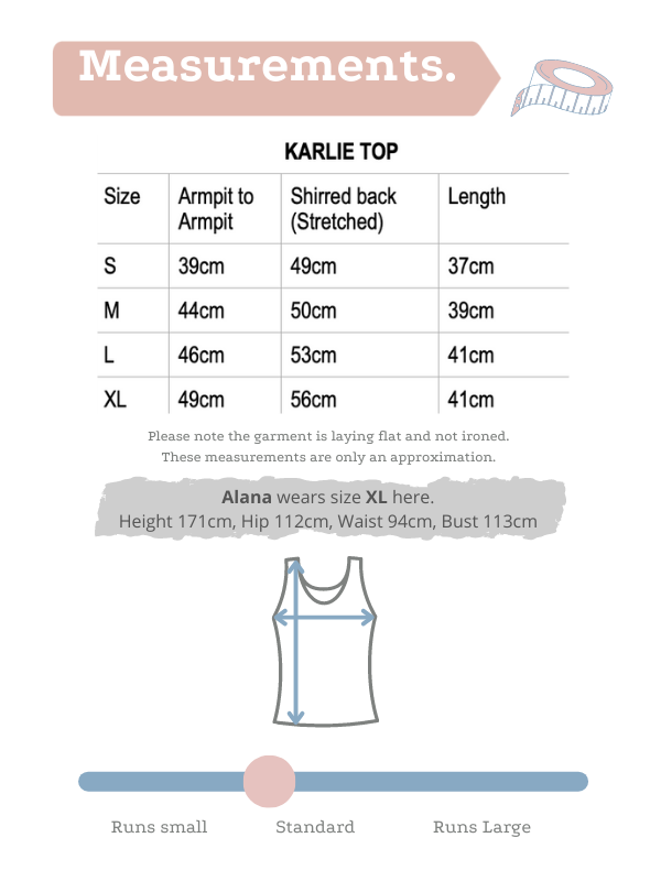 Karlie Top - Peach *