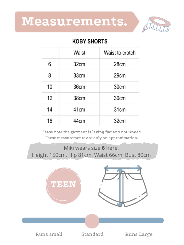 Koby Shorts (Teen) - Light Denim *